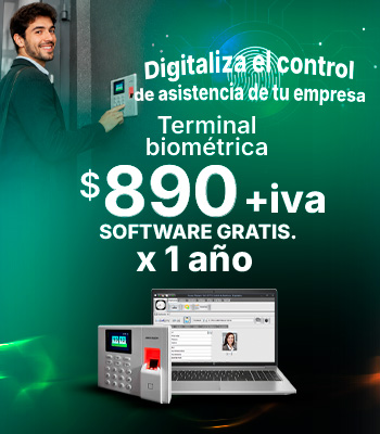 Promocion software por 1 año con reloj checador